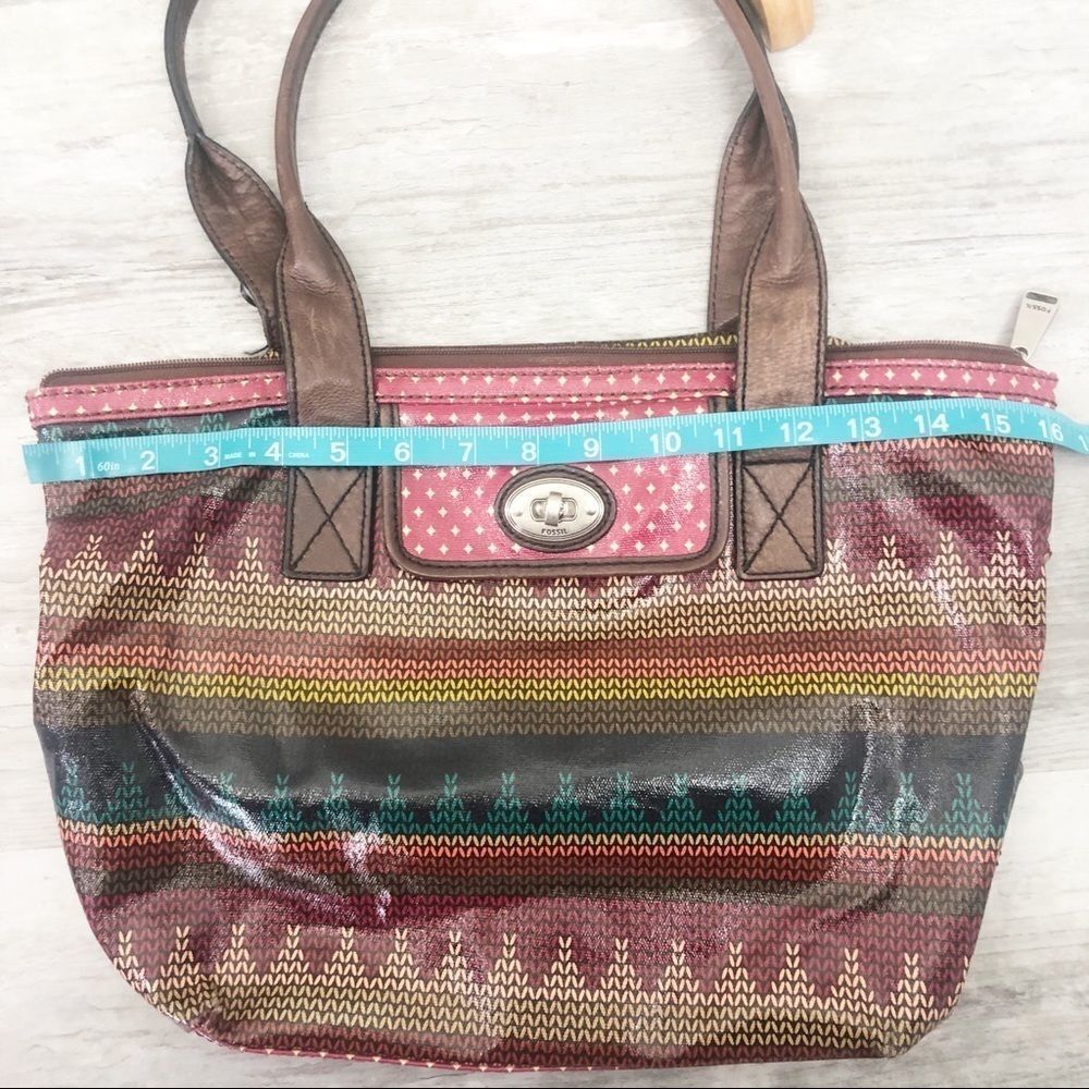 FOSSIL | Key-Per Shoulder Bag Multicolor Purse - Picture 8 of 9